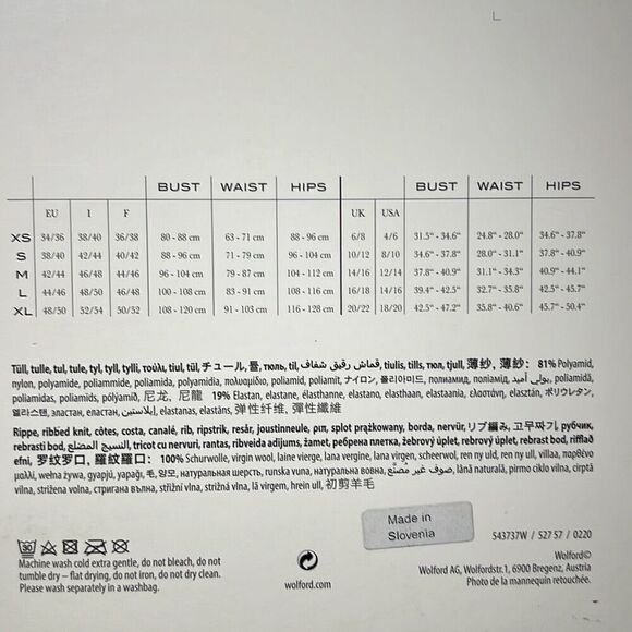 NWT Wolford Tony Pullover Turtleneck Top L - Picture 16 of 16